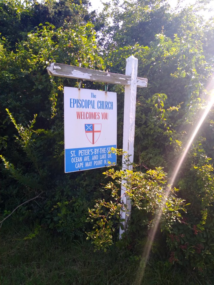 St Peters Episcopal sign CMP