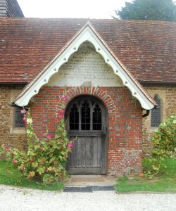 St Peter's Church, Church Street, West Liss (NHLE Code 1351203) (July 2019) (Entrance Porch)