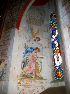 St Peter, Hascombe, interior decoration 7