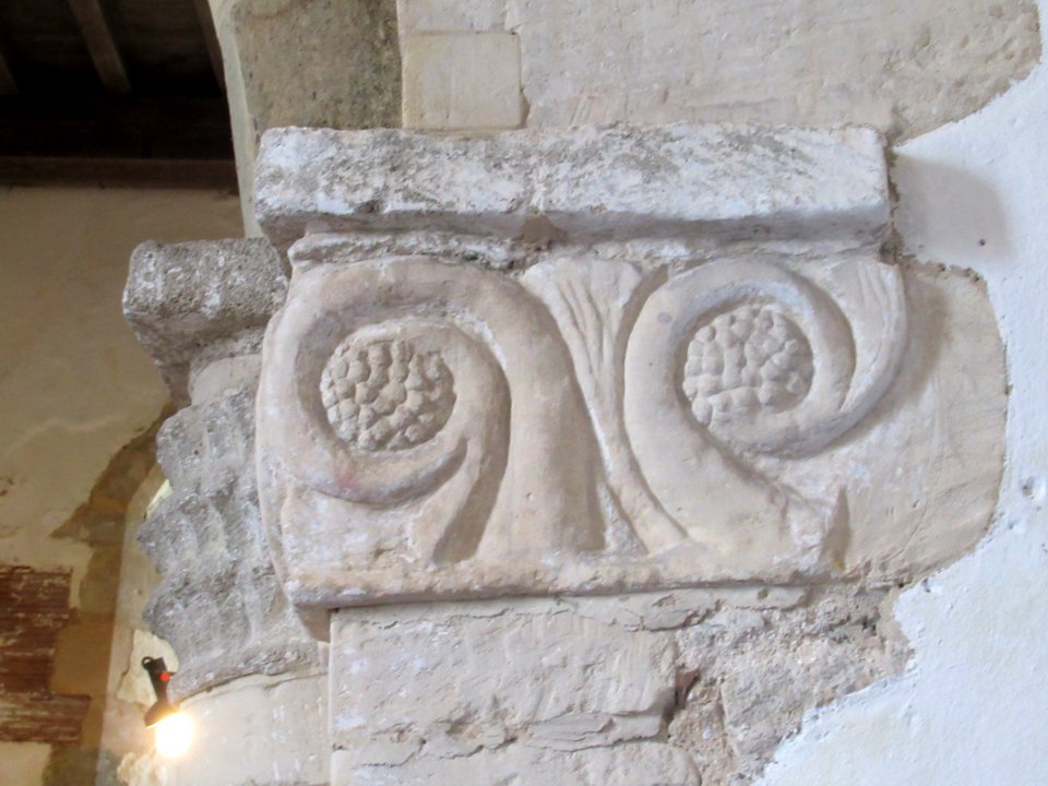 St Mary, Sompting, capital 01