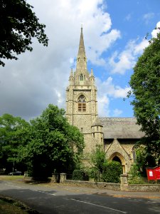 St Paul's Church, Church Road–Palace Road, East Molesey (NHLE Code 1031856) (July 2015) (1)