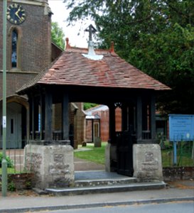 St Paul's Church, Bridge Road, Sarisbury (May 2019) (Lychgate) (NHLE Code 1276819)