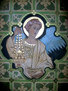 St Peter, Hascombe, interior decoration 2