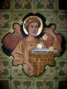 St Peter, Hascombe, interior decoration 3