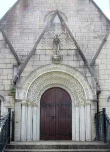 St Patrick's RC Church, Beachfield Road, Sandown (July 2016) (Entrance Porch)