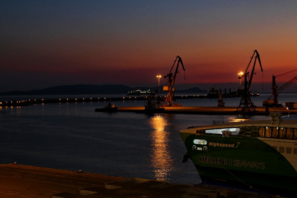 Cranes evening abendstimmung