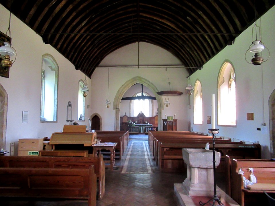 St Oswald, Hooe, interior
