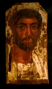 Staatliches Museum Ägyptischer Kunst München Mummy portrait Young man 25102016 1