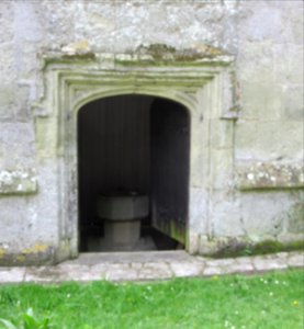 St Olave's Church, St Olave's Road, Gatcombe (May 2016) (Doorway)