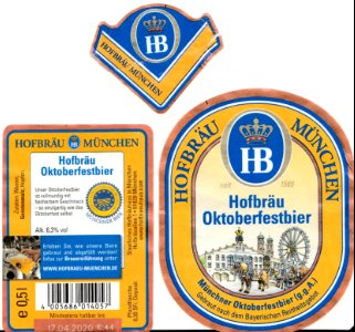 Staatliches Hofbräuhaus - Hofbräu Oktoberfestbier