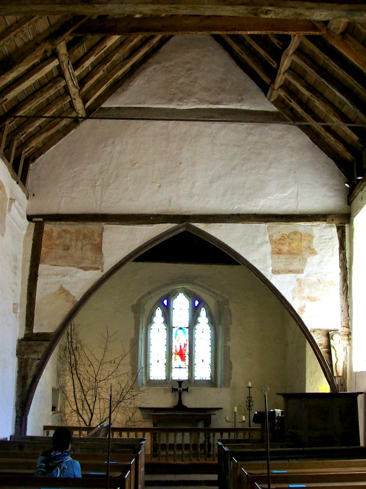 St Peter, Southease, looking east