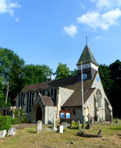 St Peter's Church, Rectory Lane, Woodmansterne (July 2013) (1)