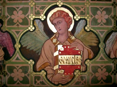 St Peter, Hascombe, interior decoration 1
