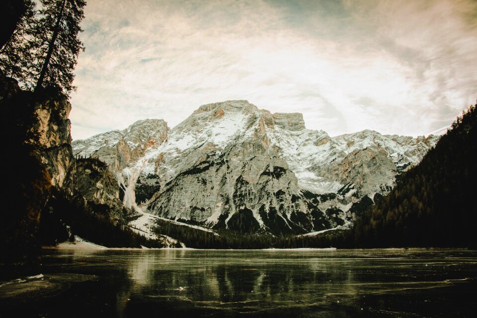 Dolomites hiking landscape photo