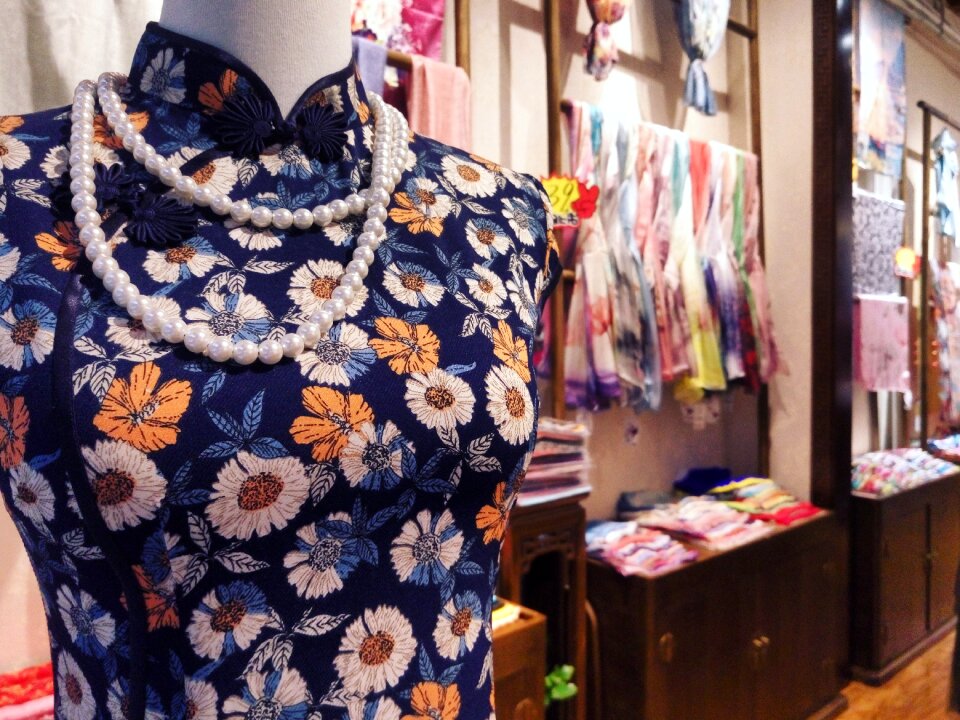 Shanghai cheongsam tianzifang