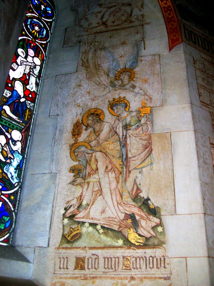 St Peter, Hascombe, interior decoration 5