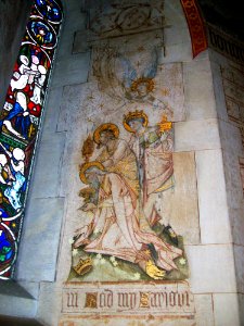 St Peter, Hascombe, interior decoration 5