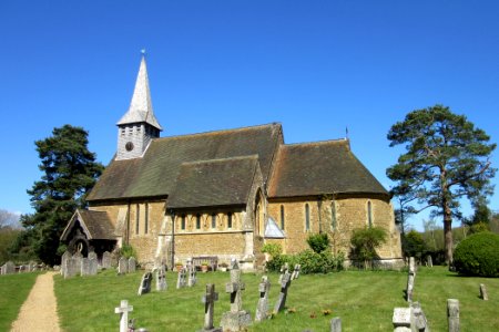St Peter's Church, School Lane, Hascombe (April 2015) (2)