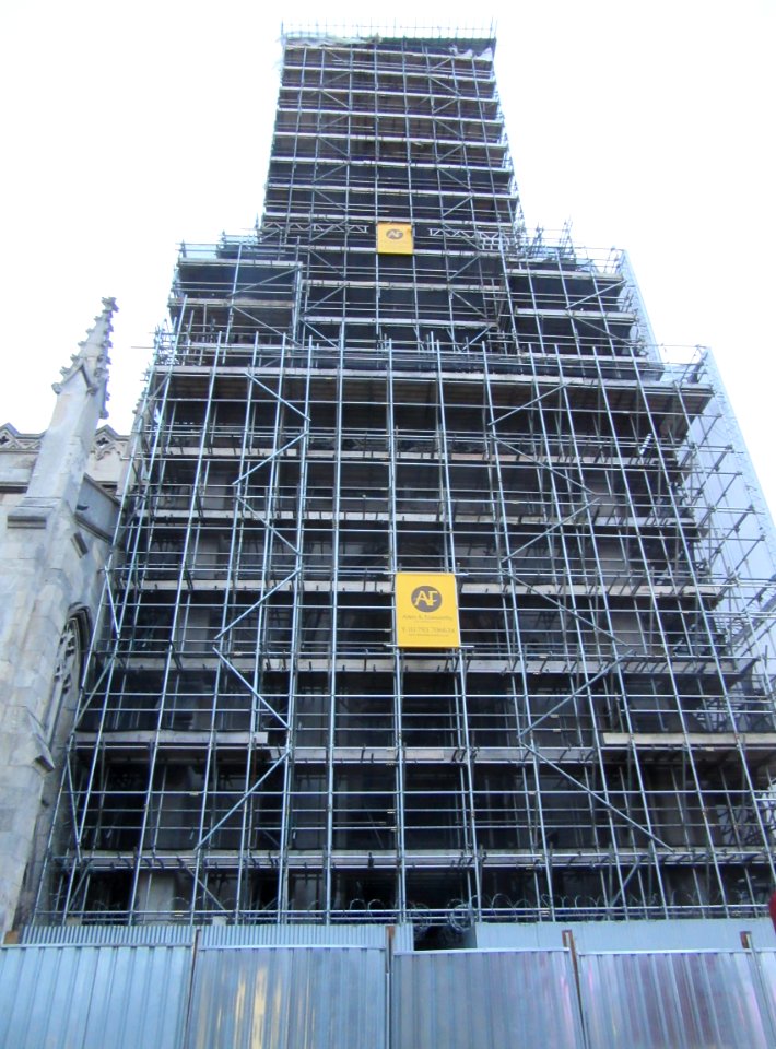 St Peter's Church, York Place, Brighton (NHLE Code 1380903) (March 2016, under Scaffolding)