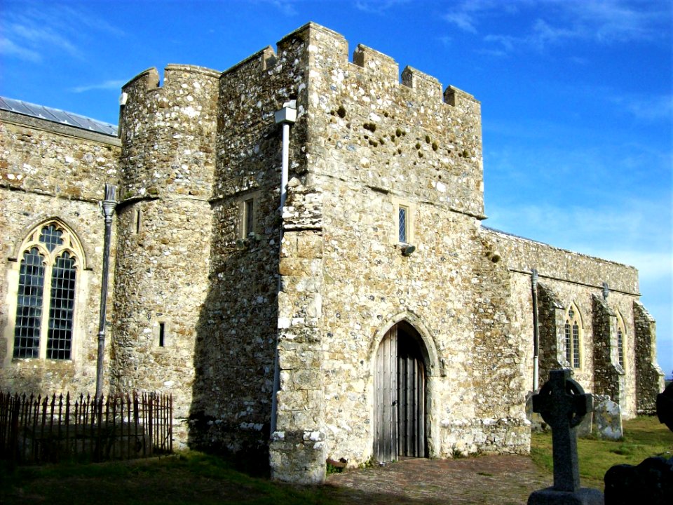 St George, Ivychurch, south porch 02