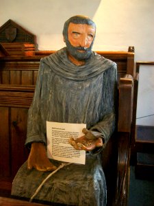 St Francis in papier-mache, Queenborough