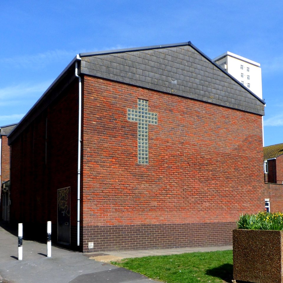 St Mary the Virgin's Church, Upper St James's Street, Kemptown, Brighton (Church Hall) (April 2013) (2)
