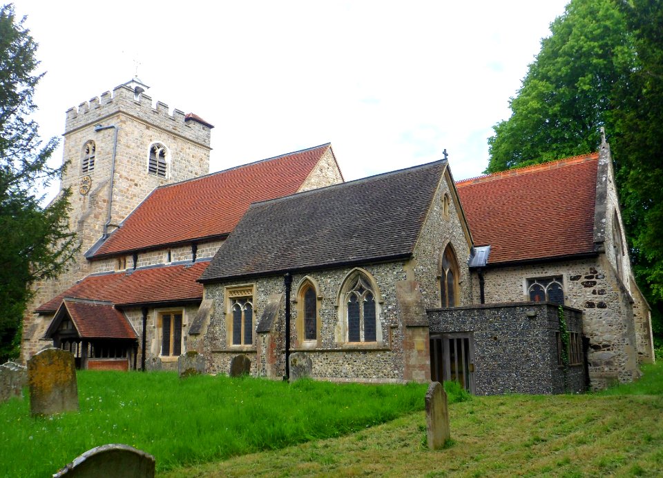 St Mary the Virgin's Church, Worplesdon Road, Worplesdon (May 2014) (1)