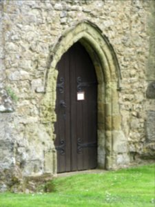 St George's Church, Main Road, Arreton (May 2016) (Doorway)