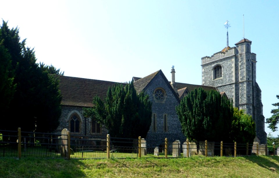St Mary and St Nicholas' Church, Church Road, Leatherhead (NHLE Code 1190429) (July 2013) (3)