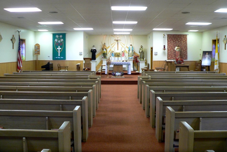St George church (Morse Bluff, Nebraska) interior