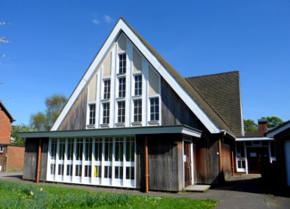 St Peter's Church, Hazel Avenue, Bellfields, Guildford (April 2014) (1)