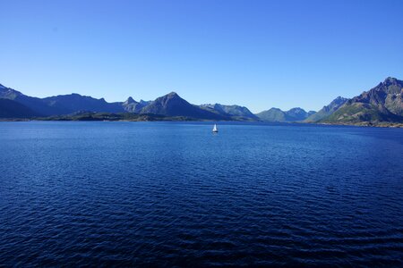 Sea sailing vessel hurtigruten