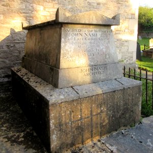 St James's Church, Church Path, East Cowes (May 2016) (Tomb of John Nash) (2)