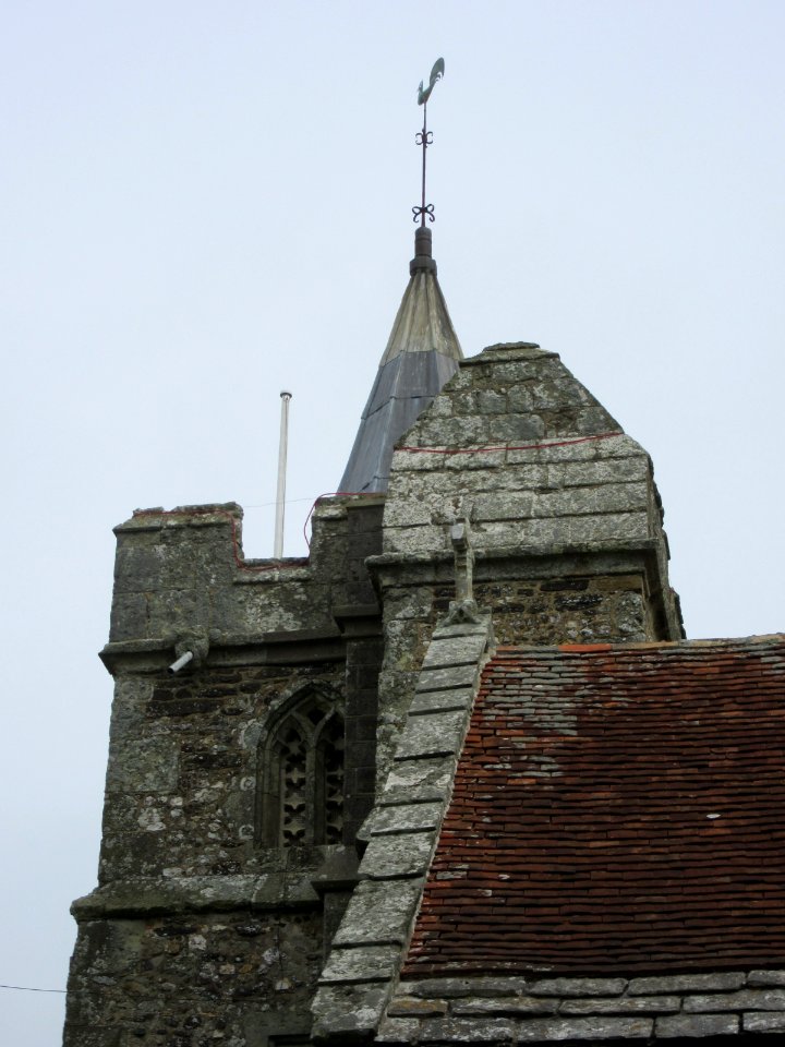 St Mary the Virgin's Church, Main Road, Brighstone (May 2016) (Tower) (1)