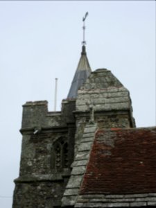 St Mary the Virgin's Church, Main Road, Brighstone (May 2016) (Tower) (1)