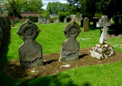 St Mary the Virgin's Church, The Street, Shalford (May 2014) (Gravestones)