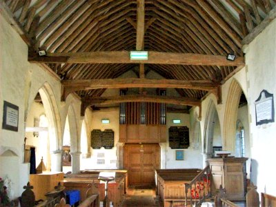 St Mary in the Marsh, nave looking west