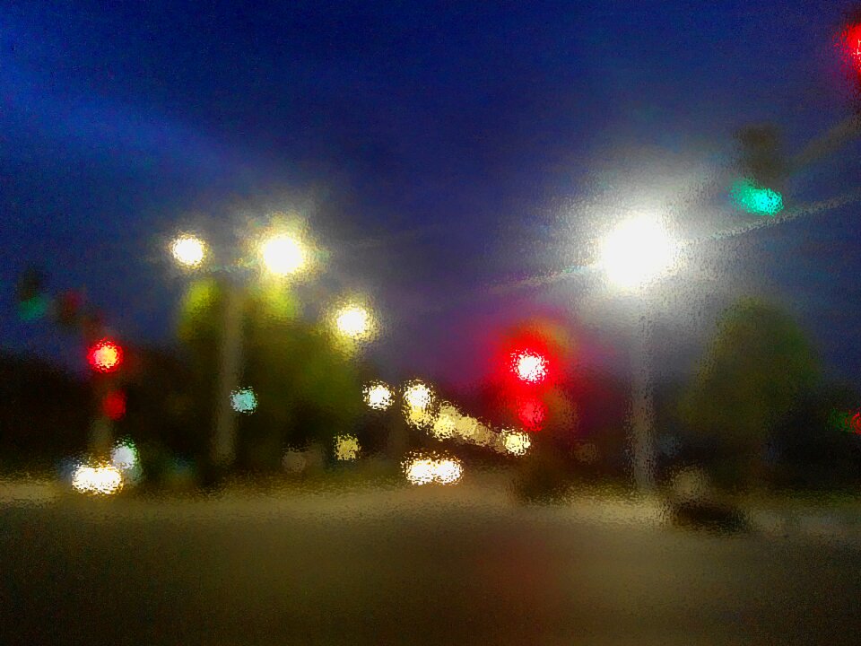 Glass street evening