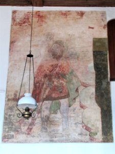 St Christopher mural, Layer Marney 1