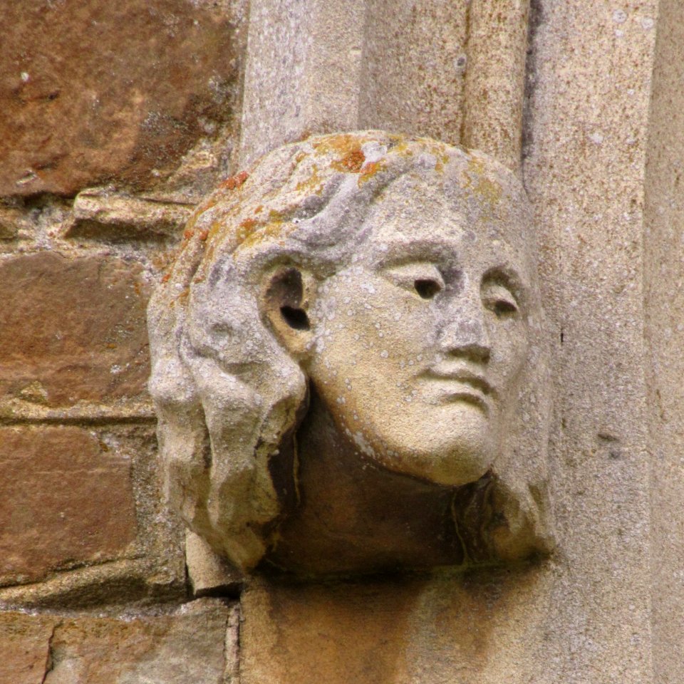 St Mary the Virgin's Church, Frensham Street, Frensham (June 2015) (Carving) (1)