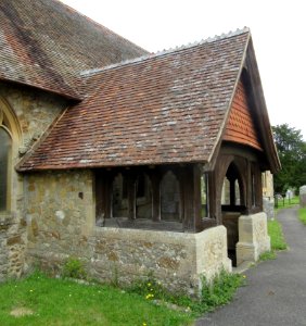 St Mary the Virgin's Church, Frensham Street, Frensham (June 2015) (Porch)