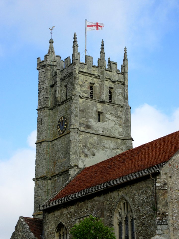 St Mary the Virgin's Church, High Street, Carisbrooke (May 2016) (Tower) (2)
