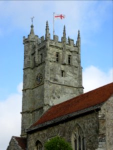 St Mary the Virgin's Church, High Street, Carisbrooke (May 2016) (Tower) (2)