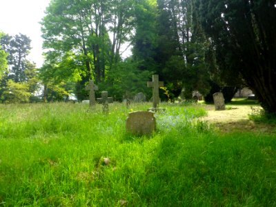 St Mary the Virgin's Church, Worplesdon Road, Worplesdon (May 2014) (Graveyard 1)