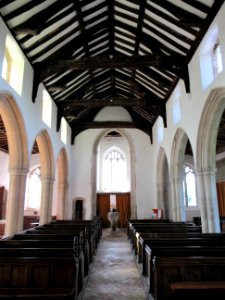 St Mary, Withersfield, nave