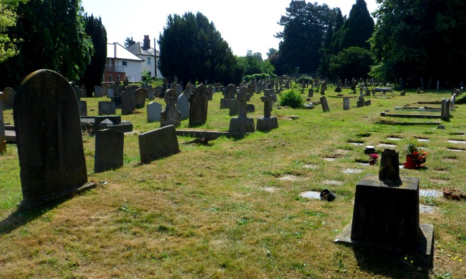 St Mary and St Nicholas' Church, Church Road, Leatherhead (July 2013) (Churchyard)