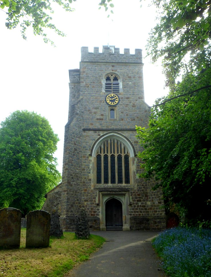 St Mary the Virgin's Church, Worplesdon Road, Worplesdon (May 2014) (Tower 1)