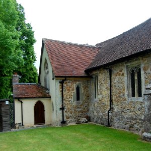 St Edmund's Church (Crofton Old Church), Lychgate Green, Stubbington (NHLE Code 1233279) (May 2019) (4)