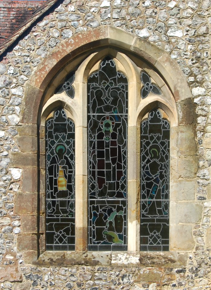 St Mary the Virgin's Church, High Street, Buriton (NHLE Code 1302500) (July 2019) (Window)
