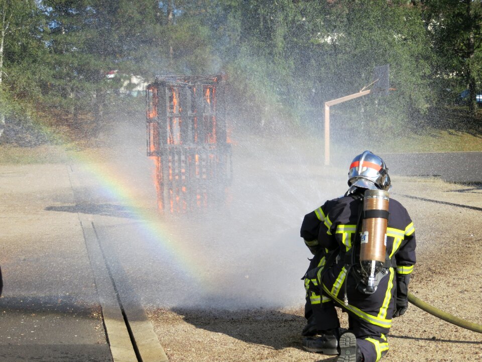 Use fire fighting attack respiratory protection